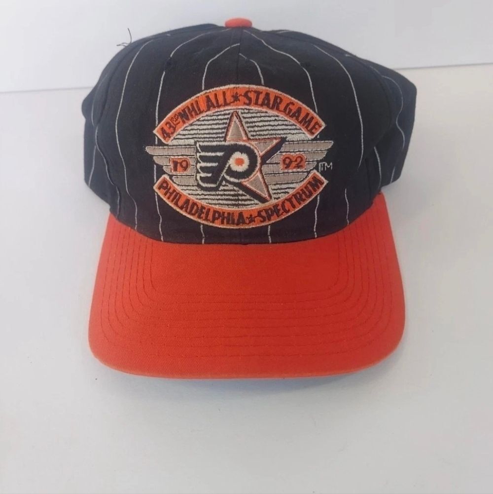 Vintage NHL Philadelphia Flyers 1992 All-Star Game Starter Snapback Hat Cap OS